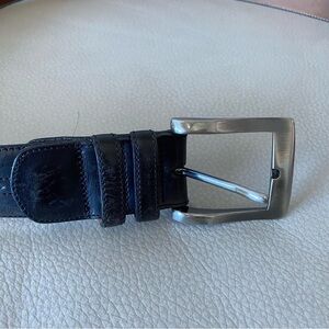 Avventura Made In Italy Men's Brown Leather Belt Size M/42 in